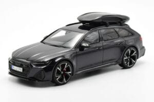 Audi RS6 C8 Avant Mythos Negro Con Techo de Carbono Edición Asia GT Spirit 1:18