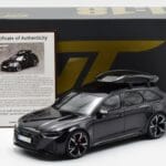 Audi RS6 C8 Avant Mythos Negro Con Techo de Carbono Edición Asia GT Spirit 1:18