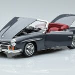 Mercedes 190 SL W121 Roadster Gris Norev 1:18