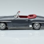 Mercedes 190 SL W121 Roadster Gris Norev 1:18