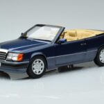 Mercedes 300 CE-24 A124 Cabriolet Nautical Blue Edición Limitada Norev 1:18