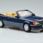 Mercedes 300 CE-24 A124 Cabriolet Nautical Blue Edición Limitada Norev 1:18
