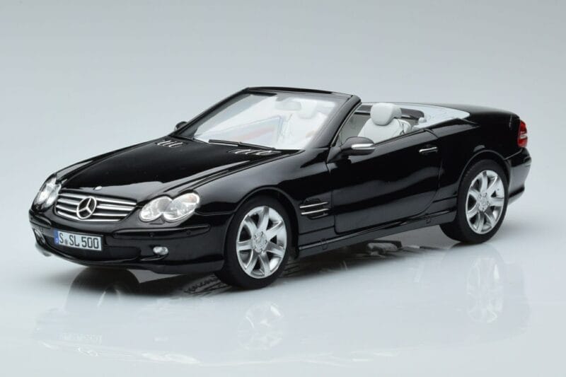 Mercedes SL500 R230 Negro Norev 1:18