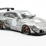 Porsche 911 993 RWB Silver Phantom Edición Asia GT Spirit 1:18
