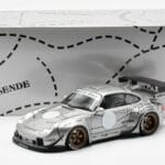 Porsche 911 993 RWB Silver Phantom Edición Asia GT Spirit 1:18