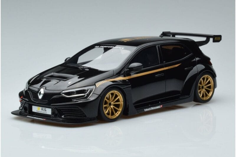 Renault Megane IV RS TC4 Negro Otto 1:18