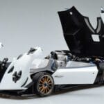 Pagani Pagani Zonda HP Barchetta Fibra de Carbono Blanco LCD 1:18 1:18 Metal