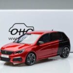 Peugeot Peugeot 308 T9 GTI Rojo Otto 1:18 1:18 Resina