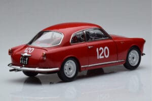 Alfa Romeo Giulietta SV #120 Mille Miglia 1956 Kyosho 1:18 08957A Metal - imagen 3 de 9