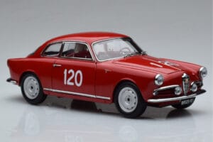 Alfa Romeo Giulietta SV #120 Mille Miglia 1956 Kyosho 1:18 08957A Metal - imagen 5 de 9
