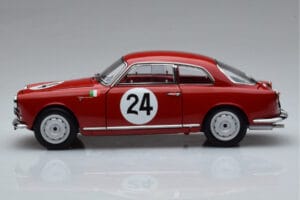 Alfa Romeo Giulietta SV #24 Targa Florio 1958 Kyosho 1:18 08957B Metal - imagen 4 de 9