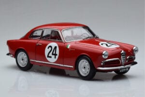 Alfa Romeo Giulietta SV #24 Targa Florio 1958 Kyosho 1:18 08957B Metal - imagen 5 de 9