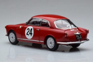 Alfa Romeo Giulietta SV #24 Targa Florio 1958 Kyosho 1:18 08957B Metal - imagen 6 de 9