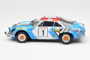 Alpine A110 1600S #1 Nicolas / Vial Winner Tour de Corse 1973 Kyosho 1:18 08485A Metal - imagen 4 de 8