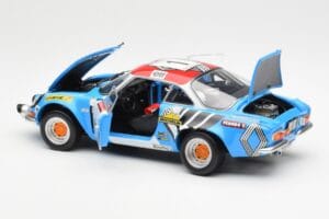 Alpine A110 1600S #1 Nicolas / Vial Winner Tour de Corse 1973 Kyosho 1:18 08485A Metal - imagen 5 de 8