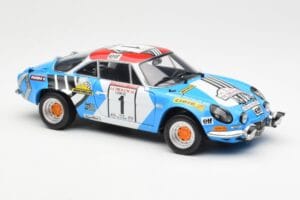 Alpine A110 1600S #1 Nicolas / Vial Winner Tour de Corse 1973 Kyosho 1:18 08485A Metal - imagen 6 de 8