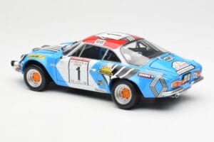 Alpine A110 1600S #1 Nicolas / Vial Winner Tour de Corse 1973 Kyosho 1:18 08485A Metal - imagen 7 de 8