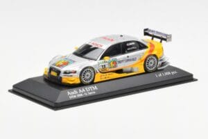 Audi A4 B7 DTM Team Audi Sport Phoenix #15 O. Jarvis DTM 2008 Minichamps 1:43 400081715 Metal - imagen 2 de 4