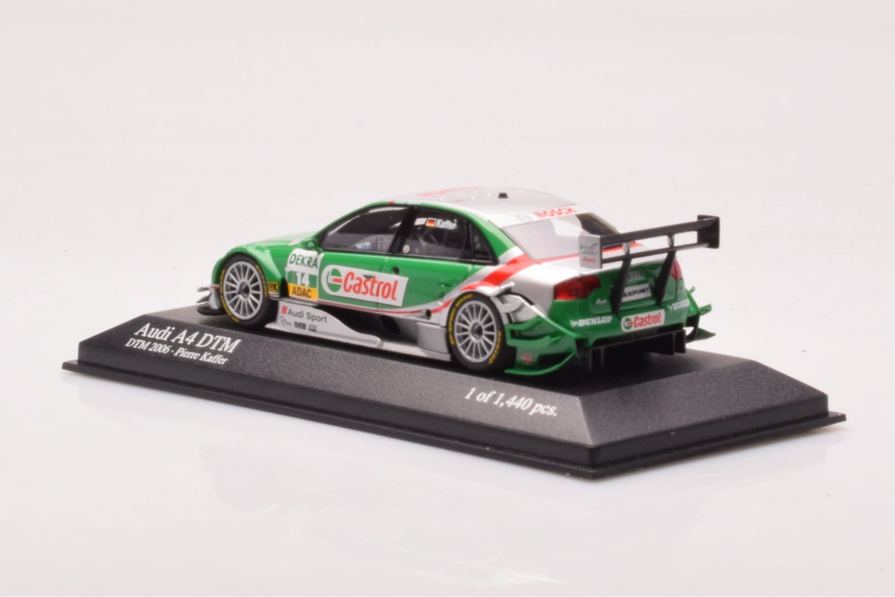 Audi A4 B7 DTM Team Phoenix #14 F. Kaffer DTM 2006 Minichamps 1:43 400061514 Metal - imagen 3 de 4