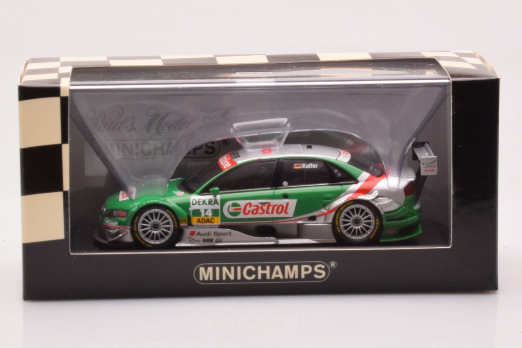 Audi A4 B7 DTM Team Phoenix #14 F. Kaffer DTM 2006 Minichamps 1:43 400061514 Metal - imagen 4 de 4