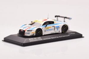 Audi R8 LMS #11 HCB Rutronik Racing L. di Grassi FIA GT World Cup Macau 2016 Minichamps 1:43 437171711 Metal - imagen 2 de 4