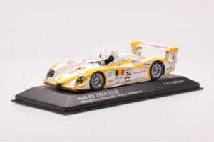 Audi R8 #25 S. Ara / T. Kristensen Winners 1000km Spa 2003 Minichamps 1:43 400031325 Metal - imagen 2 de 4