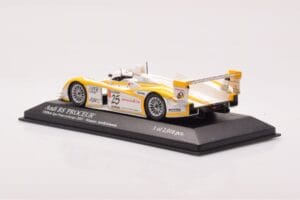 Audi R8 #25 S. Ara / T. Kristensen Winners 1000km Spa 2003 Minichamps 1:43 400031325 Metal - imagen 3 de 4
