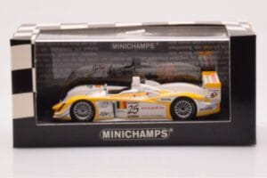 Audi R8 #25 S. Ara / T. Kristensen Winners 1000km Spa 2003 Minichamps 1:43 400031325 Metal - imagen 4 de 4