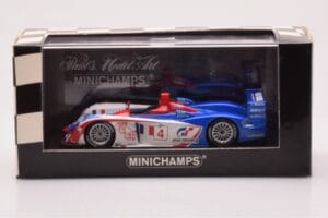Audi R8 #4 M. Ortelli / J-M. Gounon 1000km Spa 2005 Minichamps 1:43 400051304 Metal - imagen 4 de 4