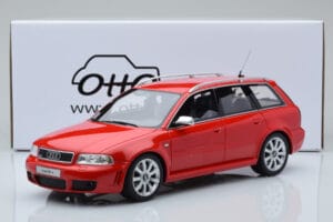Audi RS4 B5 Avant Rojo Otto 1:18 OT1026B Resina - imagen 6 de 6