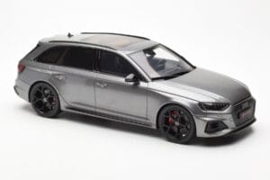 Audi RS4 B9 Avant Competition Daytona Gris GT Spirit 1:18 GT456 Resina - imagen 4 de 6