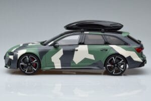Audi RS6 C8 Avant Camuflaje With Roof Top Asia Edition GT Spirit 1:18 CLDC014 Resina - imagen 3 de 6