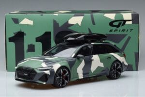 Audi RS6 C8 Avant Camuflaje With Roof Top Asia Edition GT Spirit 1:18 CLDC014 Resina - imagen 6 de 6