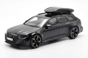 Audi RS6 C8 Avant Mythos Negro Con Techo de Carbono Asia Edition GT Spirit 1:18 CLDC007 Resina