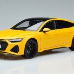 Audi RS7 C8 Sportback Amarillo Vossen Rims Edición Limitada Kengfai 1:18 VAKF 0335 Metal