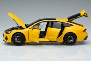 Audi RS7 C8 Sportback Amarillo Vossen Rims Edición Limitada Kengfai 1:18 VAKF-0335 Metal - imagen 4 de 8