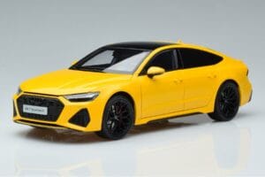 Audi RS7 C8 Sportback Amarillo Vossen Rims Edición Limitada Kengfai 1:18 VAKF 0335 Metal