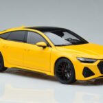 Audi RS7 C8 Sportback Amarillo Vossen Rims Edición Limitada Kengfai 1:18 VAKF 0335 Metal - image 6 of 8