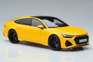 Audi RS7 C8 Sportback Amarillo Vossen Rims Edición Limitada Kengfai 1:18 VAKF-0335 Metal - imagen 6 de 8