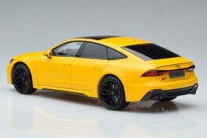 Audi RS7 C8 Sportback Amarillo Vossen Rims Edición Limitada Kengfai 1:18 VAKF-0335 Metal - imagen 7 de 8