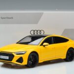 Audi RS7 C8 Sportback Amarillo Vossen Rims Edición Limitada Kengfai 1:18 VAKF 0335 Metal - image 8 of 8