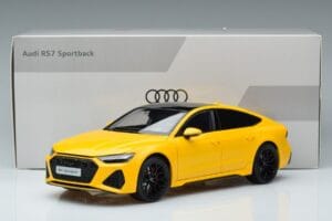 Audi RS7 C8 Sportback Amarillo Vossen Rims Edición Limitada Kengfai 1:18 VAKF-0335 Metal - imagen 8 de 8