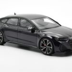 Audi RS7 C8 Sportback Mythos Negro Asia Edition GT Spirit 1:18 CLDC011 Resina - image 4 of 6