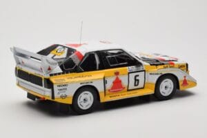 Audi Sport Quattro S1 E2 #6 H. Mikkola / A. Hertz Rally 1000 Lakes 1985 IXO 1:18 18RMC161B Metal - imagen 2 de 6