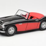 Austin-Healey 3000 Mk I Spider Negro Rojo Kyosho 1:18 08141KR