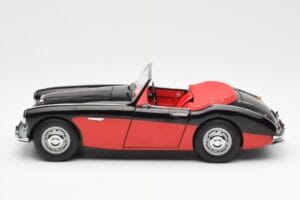 Austin-Healey 3000 Mk I Spider Negro Rojo Kyosho 1:18 08141KR Metal - imagen 4 de 8