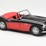 Austin-Healey 3000 Mk I Spider Negro Rojo Kyosho 1:18 08141KR - image 6 of 8