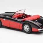 Austin-Healey 3000 Mk I Spider Negro Rojo Kyosho 1:18 08141KR - image 7 of 8