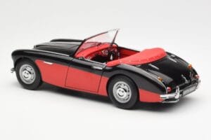 Austin-Healey 3000 Mk I Spider Negro Rojo Kyosho 1:18 08141KR Metal - imagen 7 de 8