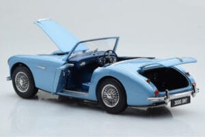 Austin-Healey 3000 Mk1 BN7 Azul Kyosho 1:18 08149HBL Metal - imagen 3 de 8